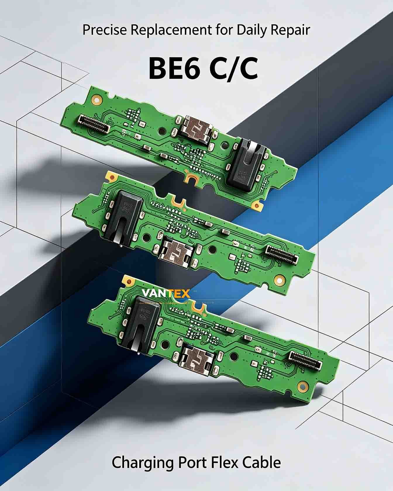Vantex Replacement Charging Board Compatible with Tecno BE6
